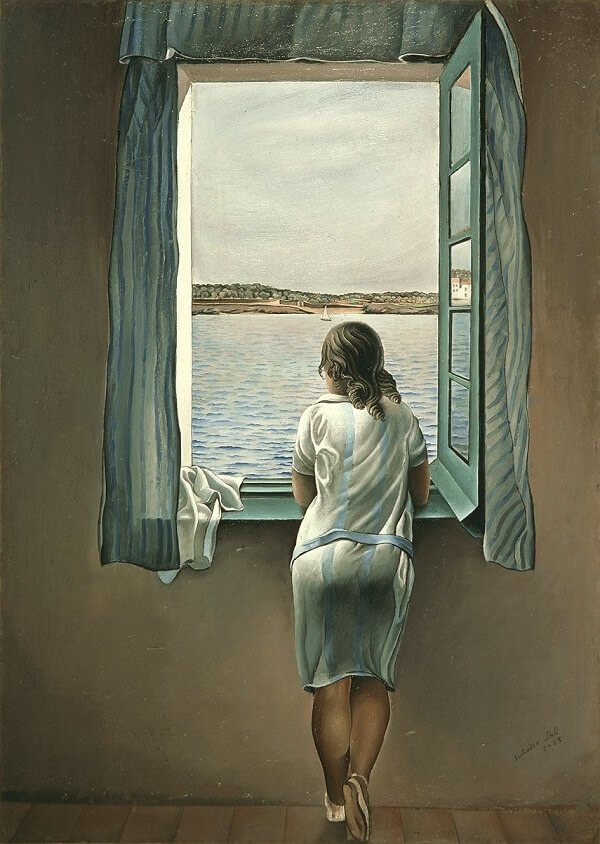 Figure at a Window, 1925 by Salvador Dali