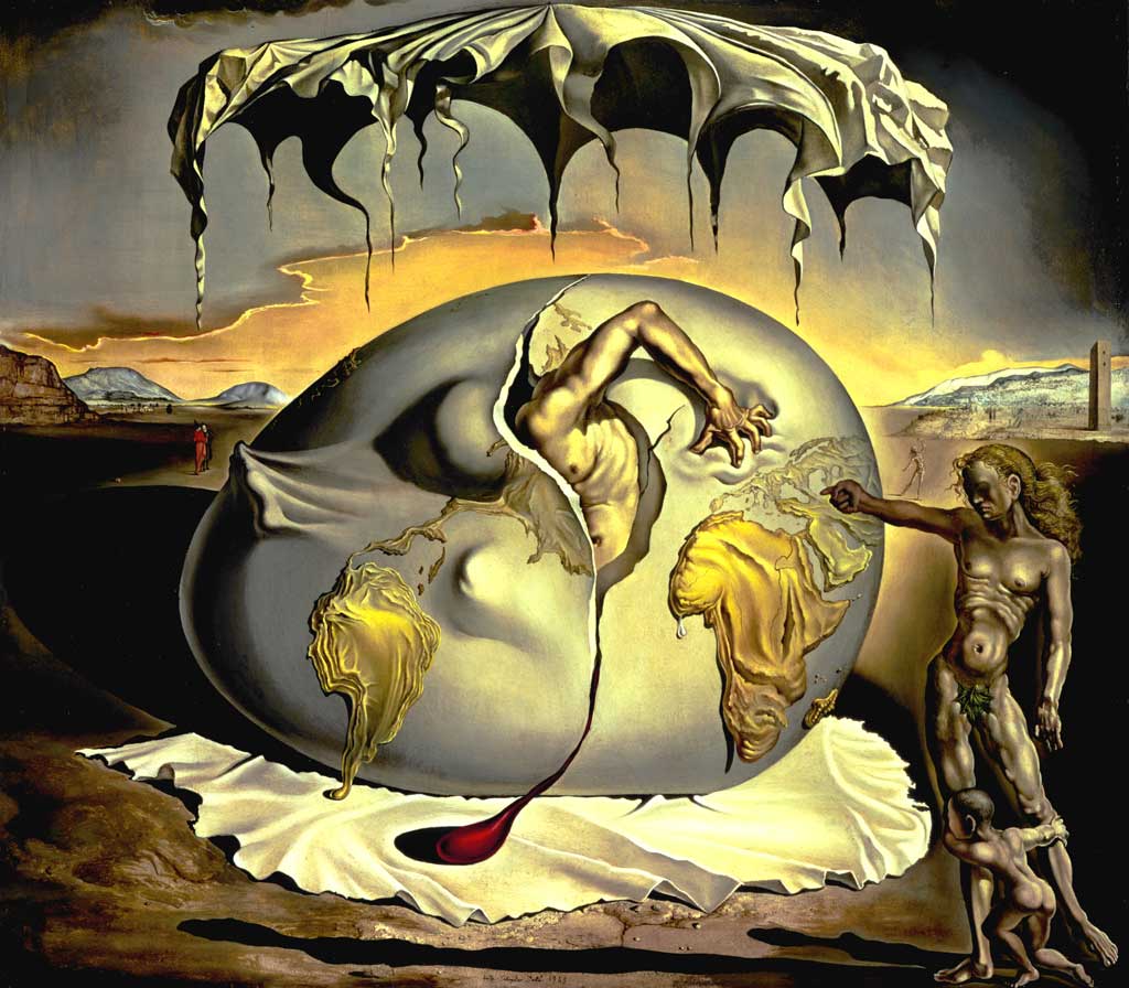 Geopoliticus Child Watching the Birth of the New Man, 1943 by Salvador Dali