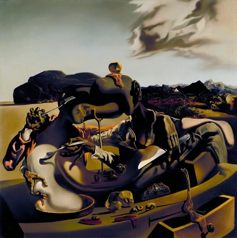 Autumnal Cannibalism 1936 by Salvador Dali