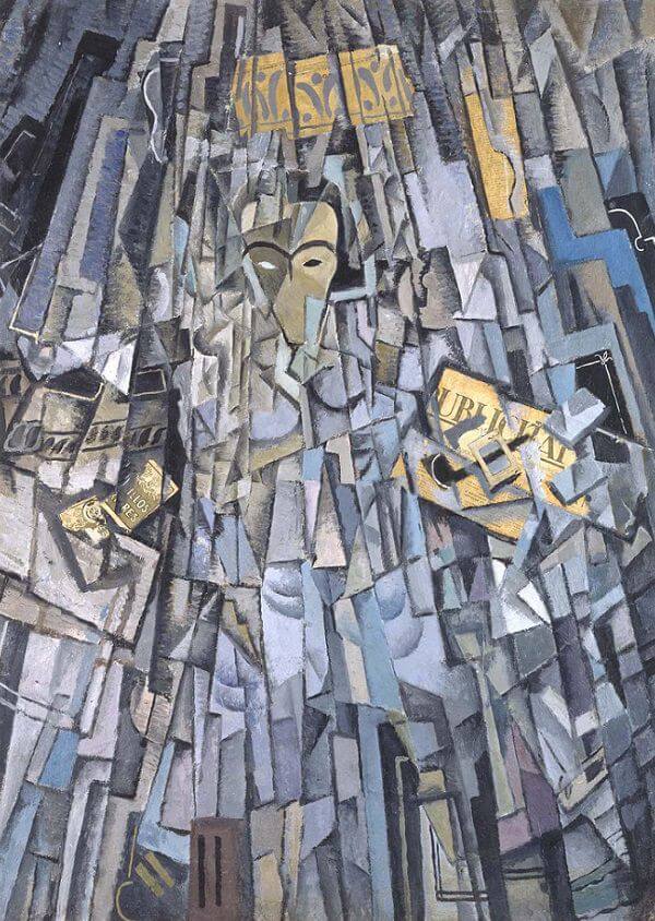Cubist Self-Portrait, 1923 by Salvador Dali