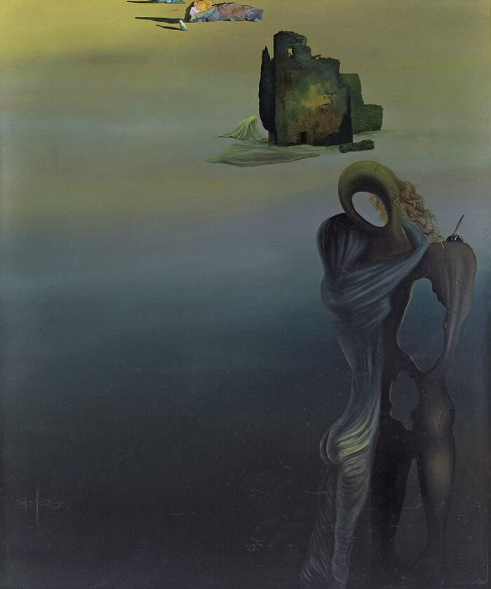 Gradiva Finds the Anthropomorphic Ruins, 1931 by Salvador Dali
