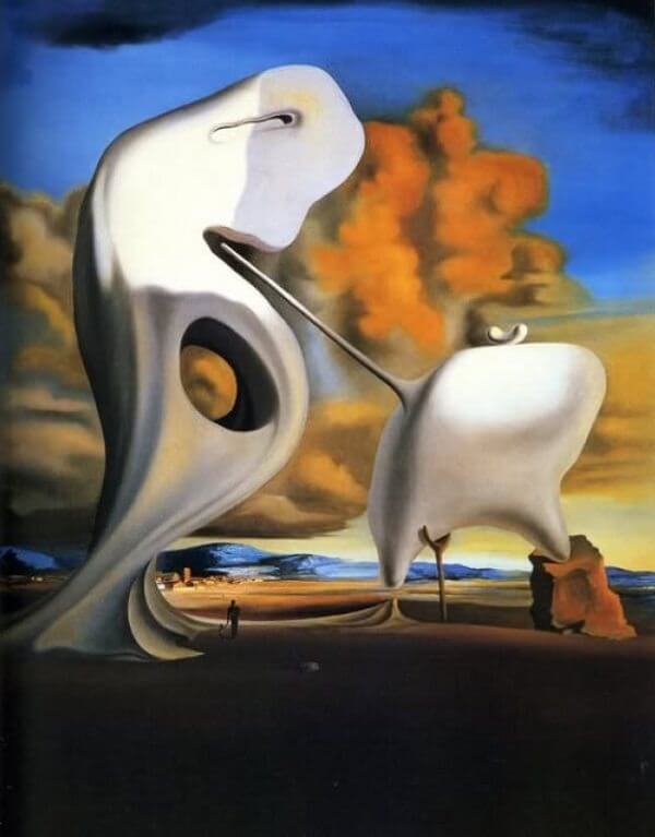 Millet's Architectonic Angelus, 1933 by Salvador Dali