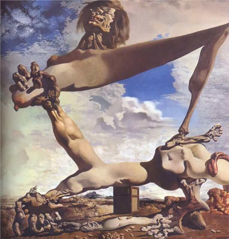 Soft Construction with Boiled Beans, 1936 by Salvador Dali