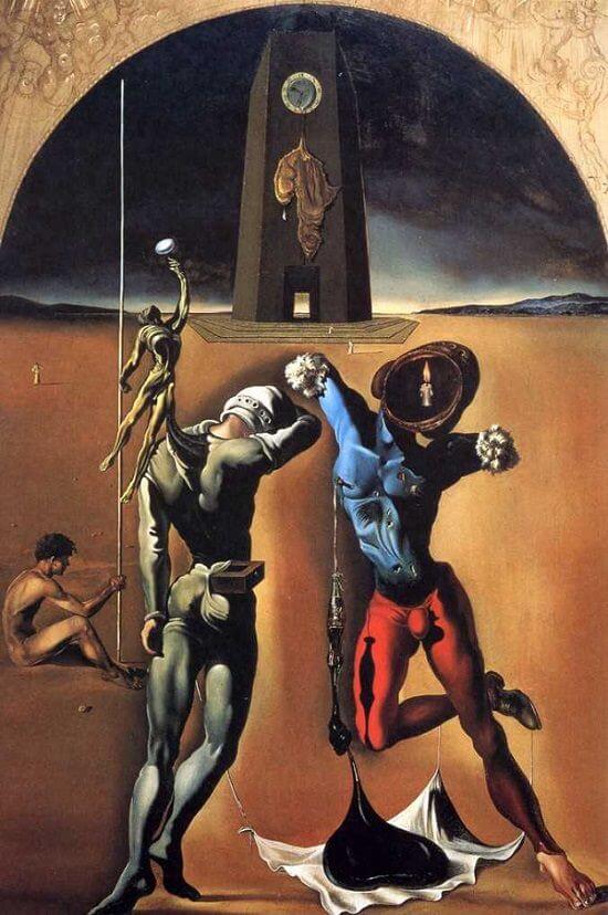 The Poetry of America, 1943 by Salvador Dali